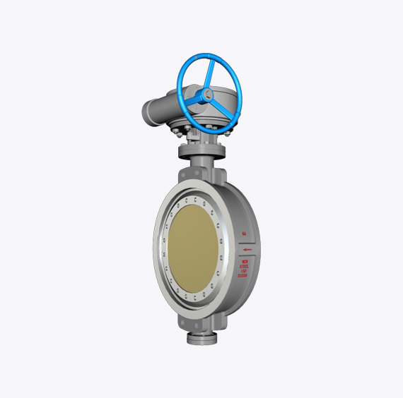 Three Eccentric Butterfly Valve